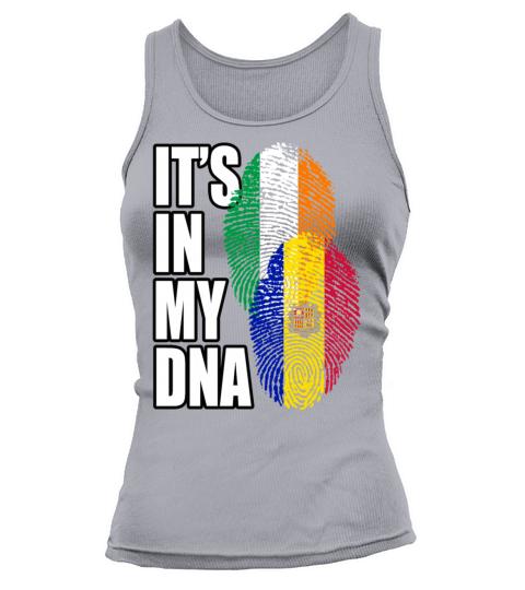Andorran And Irish Mix Heritage DNA Flag Tank top Woman