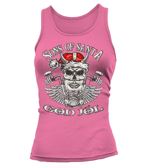 Biker Sons of Santa - Viking Motorcycle Christmas Tank top Woman
