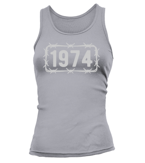 Birthday Vintage 1974 Barbed Wire Tank top Woman