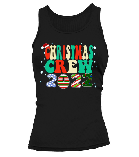 Christmas Crew - Family Vintage Christmas Pajama Tank top Woman