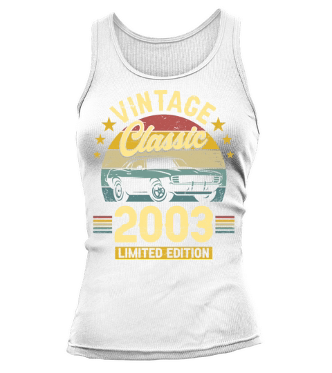 Classic 2003 20 Years Old Vintage 20th Birthday Tank top Woman