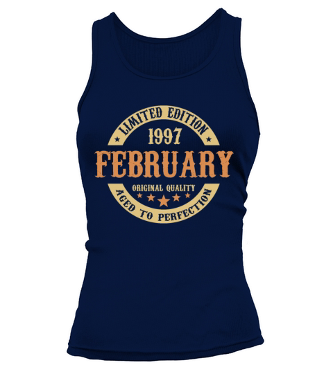 February 1997 Vintage Birthday Present Tank top Woman