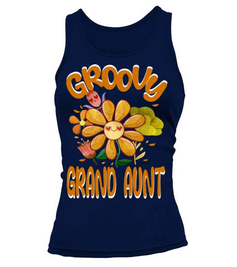 Groovy Grand Aunt Family Matching Vintage Family Tank top Woman