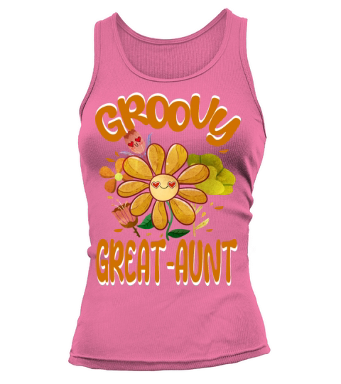 Groovy Great-Aunt Family Matching Vintage Family Tank top Woman