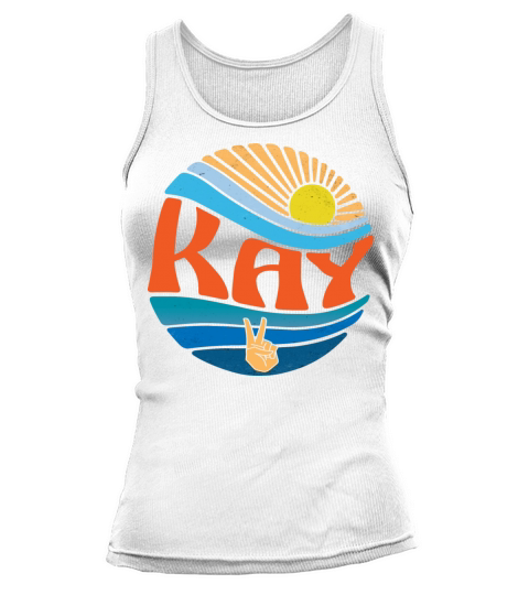 Kay Shirt Vintage Sunset Kay Groovy Tie Dye Tank top Woman