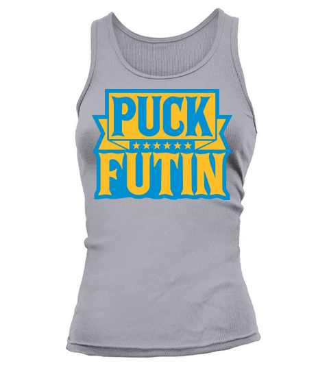 puck futin logo design Tank top Woman