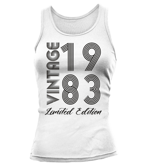 Vintage 1983 Vintage Birthday Retro Vintage Tank top Woman