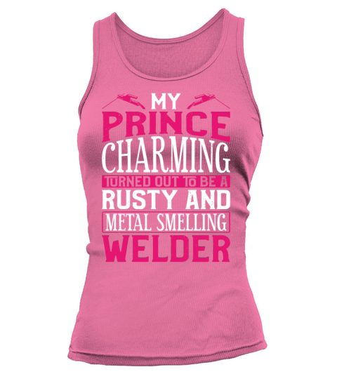 Welder Welding Girlfriend Vintage Tank top Woman