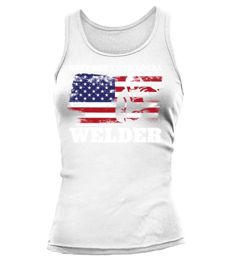 Welder Welding Vintage American Tank top Woman