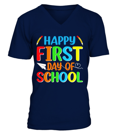 100 Days Of School Design for Kindergarten Teacher V-Neck T-shirt