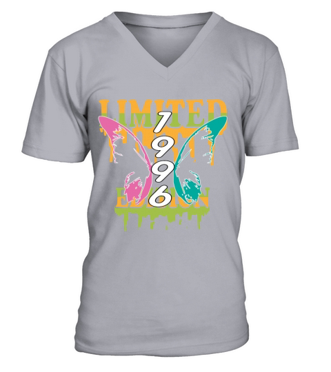 1996 Born Limited Edition Butterfly Gift V-Neck T-shirt