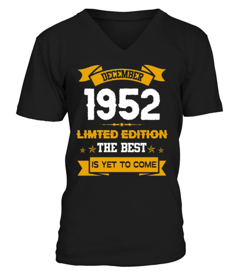 December 1952 Birthday Surprise V-Neck T-shirt