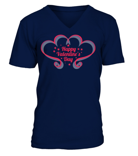 valentine day777 V-Neck T-shirt