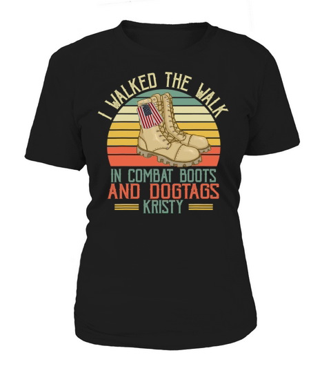 Combat Boots Dogtags Vintage Retro Women's T-Shirt