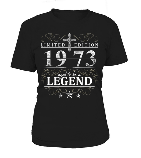 Cross Vintage Birthday Year 1973 Gift Women's T-Shirt