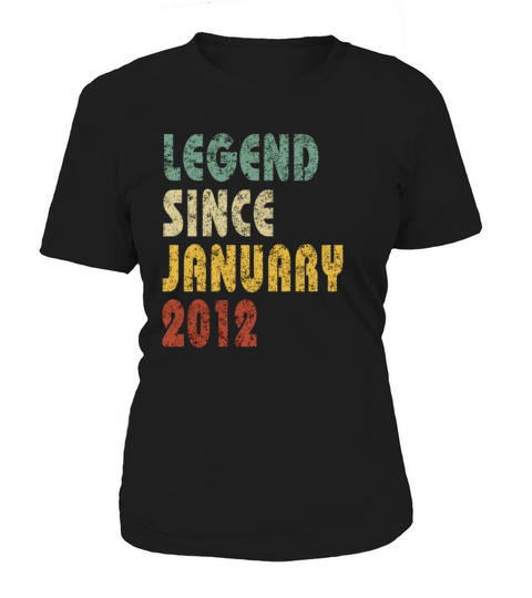 Legend since vintage January 2012 Retro Vintage Women's T-Shirt
