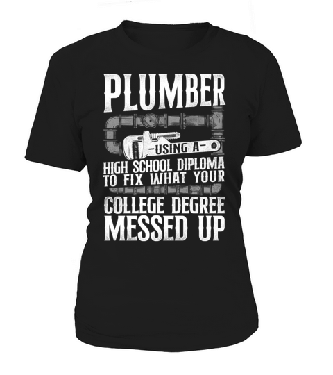 Plumbing Plumber Vintage Plumber Women's T-Shirt