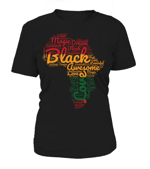 Pride Black History Mounth Proud African American Women's T-Shirt