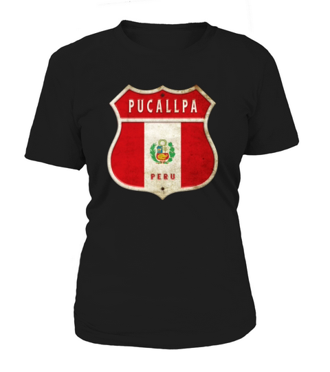 Pucallpa Peru coat of arms flag design Women's T-Shirt