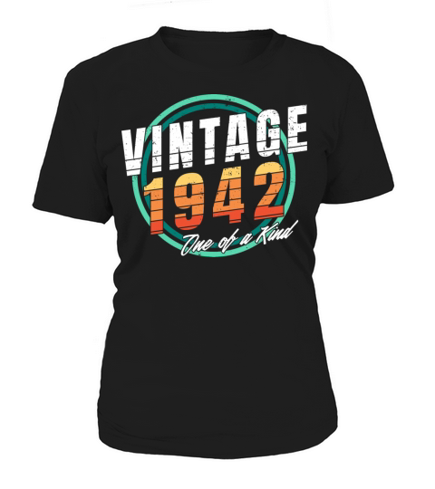 Vintage 1942 Shirt for Men Women 81 Year Old 81st Women's T-Shirt