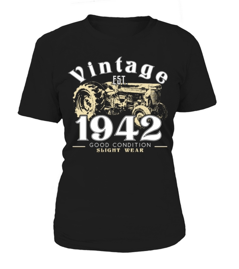 Vintage 1942 Tractor Truck Farm Farmer Women's T-Shirt