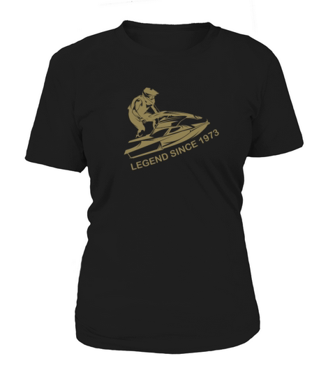 vintage 1973 birthday jet ski Women's T-Shirt