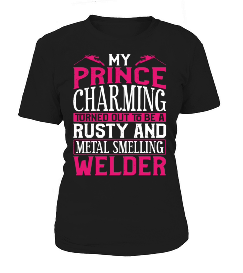 Welder Welding Girlfriend Vintage Women's T-Shirt