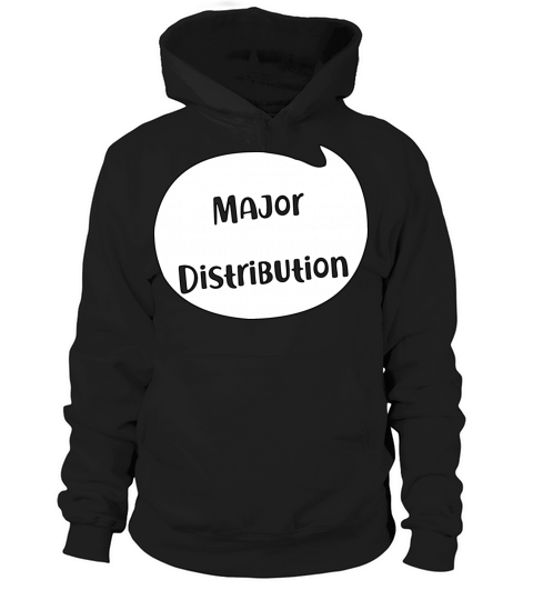 Major Distribution Quote Bubble Minimalist Typogra Hoodie Unisex