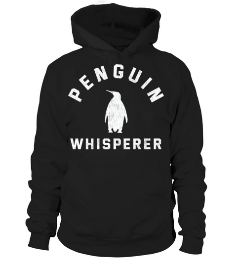 Penguin Whisperer Vintage Sunset Cute Womens Peng Hoodie Unisex