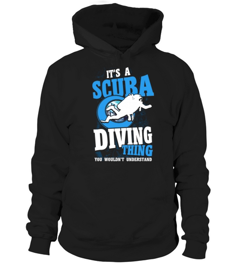 Scuba Diving Gift Underwater Lover Scuba Diver Hoodie Unisex