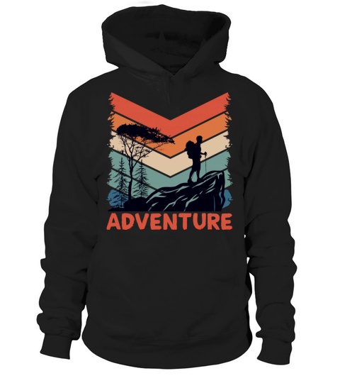 Vintage Mountains Climber Hiker Hoodie Unisex