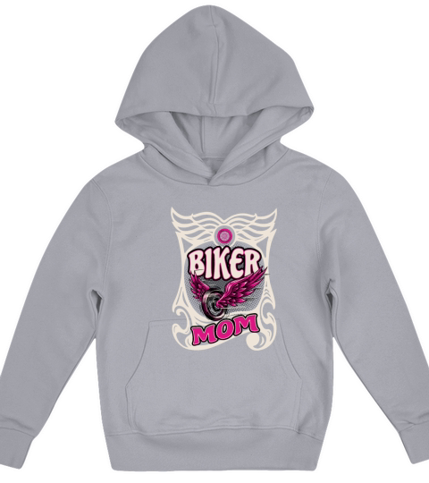 Biker Mom Motorcycle Mother Women Kids Hoodie