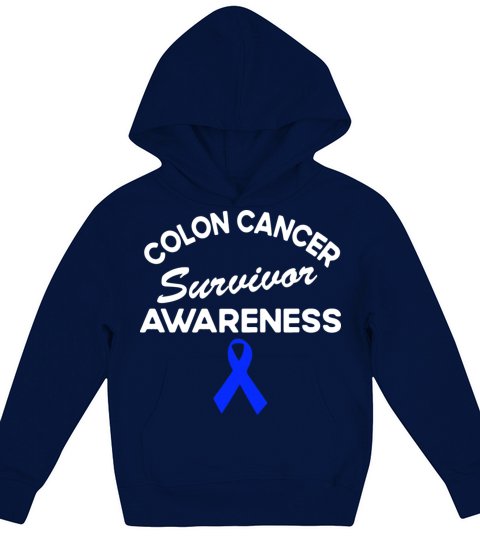 Colon Cancer Survivor Products Colon Cancer Awaren Kids Hoodie