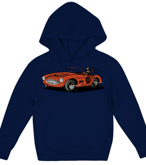 dragster racer automotive car automobil rennwagen4 Kids Hoodie