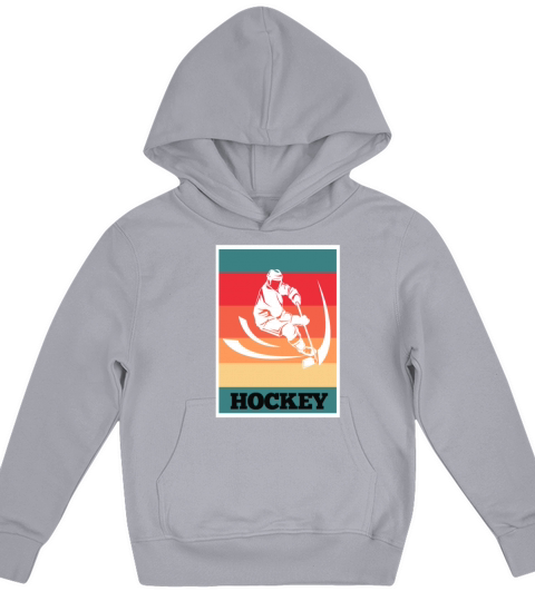 Hockey Retro Vintage Kids Hoodie