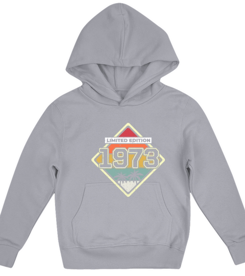 Limited Edition 49th Birthday Gift Vintage 1973 Kids Hoodie