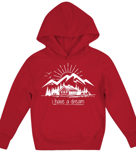 Mountain cottage cabin mountains saying quote Kids Hoodie