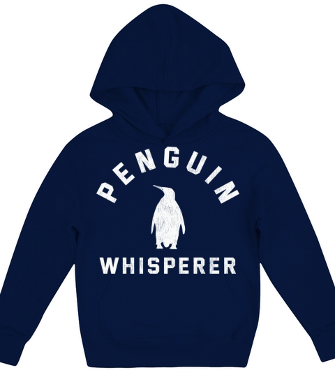 Penguin Whisperer Vintage Sunset Cute Womens Peng Kids Hoodie
