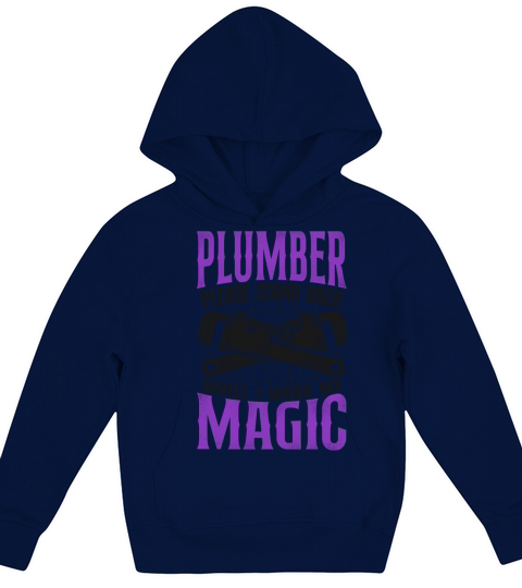 Plumbing Plumber Vintage Plumber Kids Hoodie