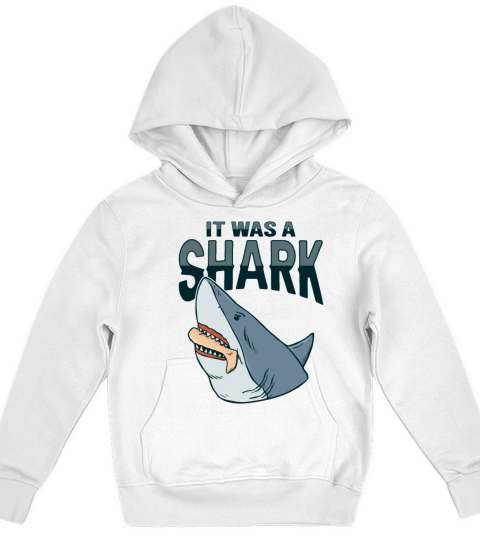 Shark Amputee Joke Leg Prosthetic Design for a Leg Kids Hoodie