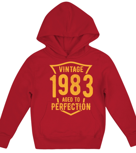Vintage 1983 Aged to Perfection Kids Hoodie
