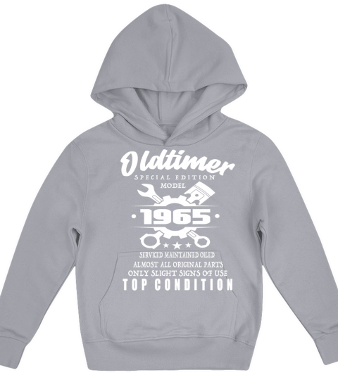 Vintage Special Edition Model 1965 Birthday Kids Hoodie