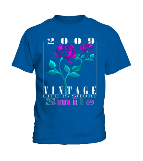 2009 Born Vintage Rose Gift Kids T-Shirt