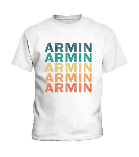 Armin Name T Shirt - Armin Vintage Retro Name Gift Kids T-Shirt