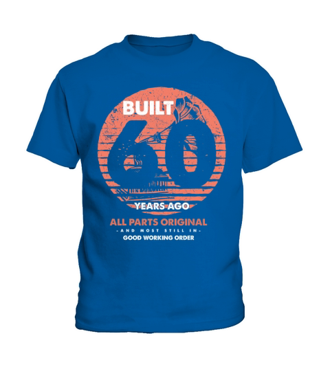 Built 60 Years Ago Vintage Quote Music Lovers 60th Kids T-Shirt