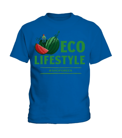 ECO LIFESTYLE SHOP GREEN - COOL VEGAN DESIGN Kids T-Shirt