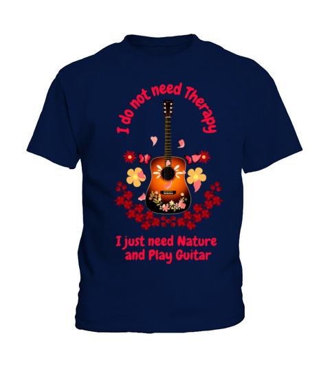 Nature and Guitar Chords Kids T-Shirt