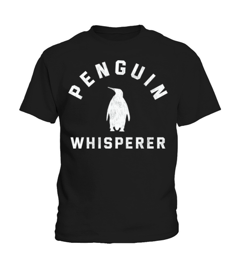 Penguin Whisperer Vintage Sunset Cute Womens Peng Kids T-Shirt