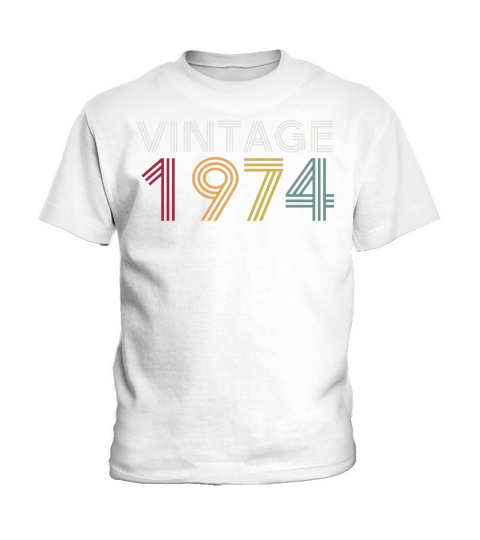 Vintage 1974 Kids T-Shirt