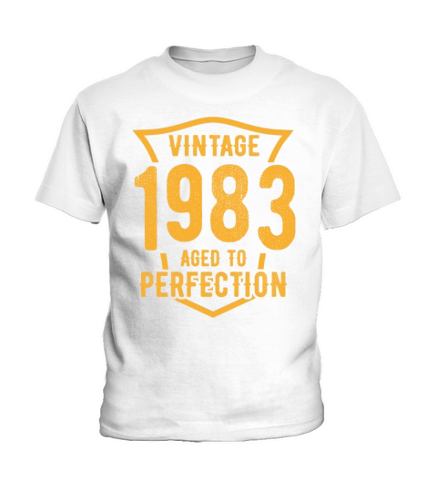 Vintage 1983 Aged to Perfection Kids T-Shirt